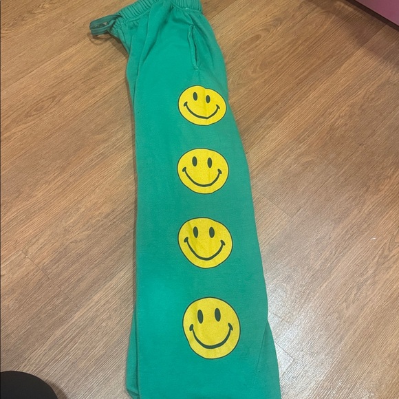 Aviator Nation Green Smiley Sweats - Picture 3 of 5